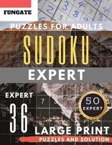 Sudoku Expert Puzzles for Adults Large Print