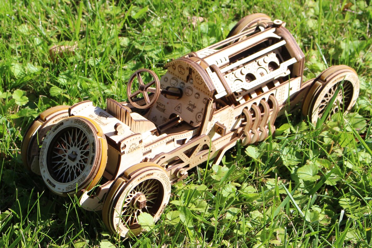 UGEARS Houten 3D Model - U-9 Grand Prix Car — afbeelding 18