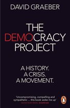 Boek kaft met 'The Democracy Project' door David Graeber. Tekst: 'A HISTORY. A CRISIS. A MOVEMENT.'