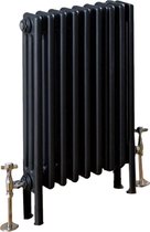 Design radiator verticaal 3 kolom staal mat antraciet 60x42,8cm 567 watt - Eastbrook Rivassa