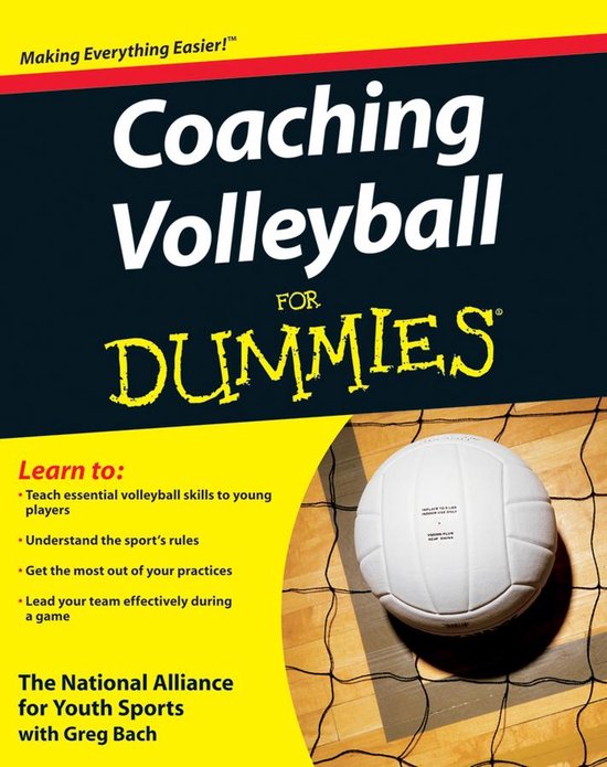 Coaching Volleyball For Dummies - cover