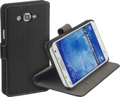 HC Zwart Samsung Galaxy J7 Booktype Telefoonhoesje