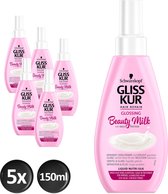 Gliss Kur Treatment Beauty Hair Milk Gloss x5