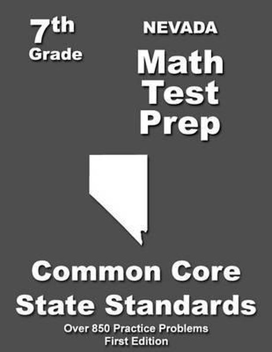 Nevada 7th Grade Math Test Prep - cover