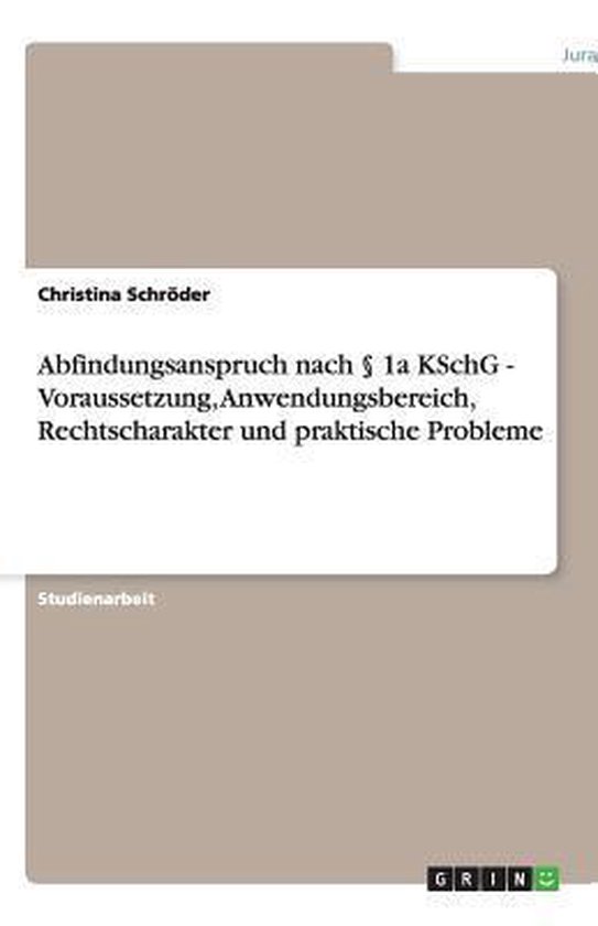 Abfindungsanspruch nach § 1a KSchG - Voraussetzung, Anwendu ... - cover