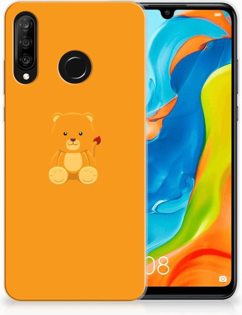 Huawei P30 Lite Telefoonhoesje met Naam Baby Beer