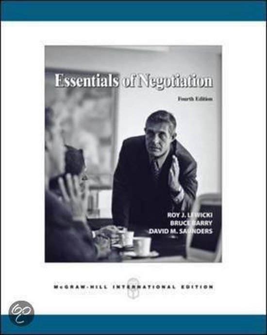 Essentials of Negotiation - cover
