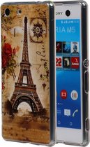 Eiffeltoren TPU Cover Case voor Sony Xperia M5 Cover