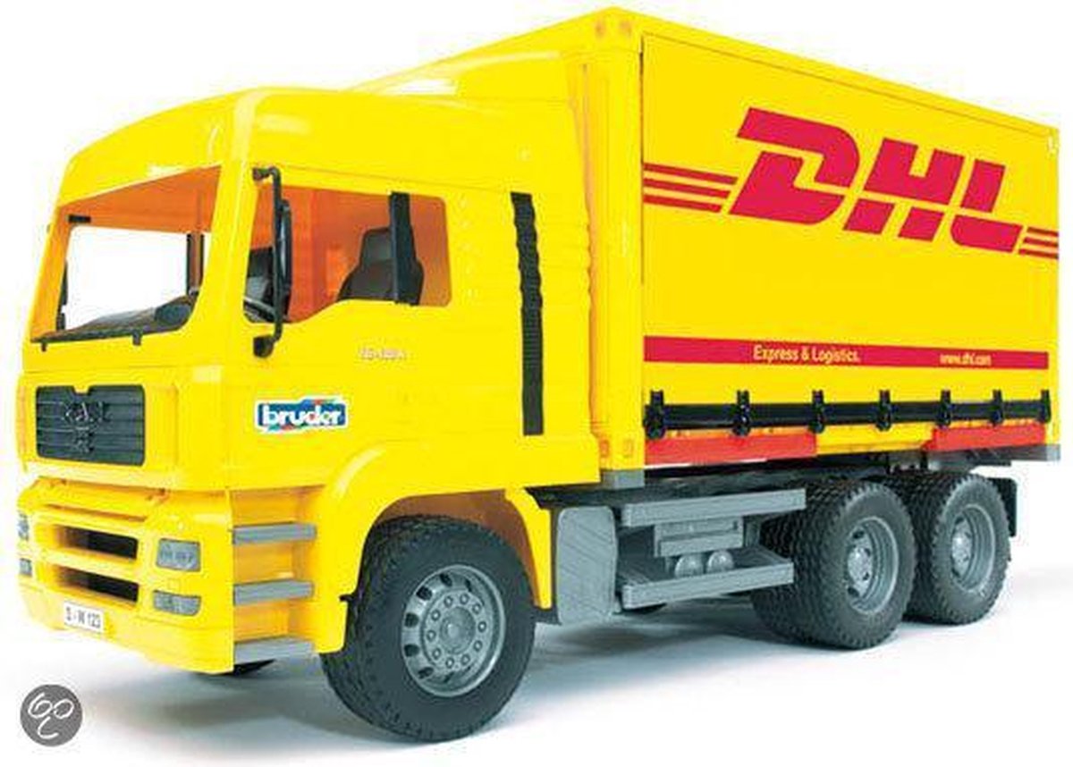 Verslinden Betreffende temperen Bruder Man Vrachtwagen met Dhl-trailer | bol.com
