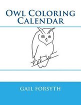 Owl Coloring Calendar