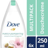Dove Pistache & Magnolia Douchegel - 6 x 250ml - Voordeelverpakking
