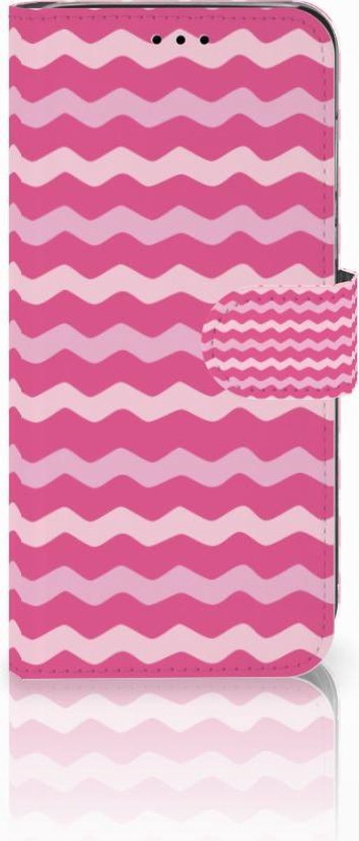 Huawei P20 Lite Telefoon Hoesje Waves Pink