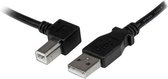 Kabel USB A naar USB B Startech USBAB2ML Zwart