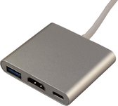 USB Type C naar HDMI, USB 3.0 en USB Type C