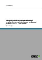 Die oeffentlich-rechtlichen Fernsehsender zwischen Moral und Unterhaltung. Die Familienserie Lindenstrasse