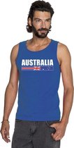 Blauw Australie supporter singlet shirt/ tanktop heren 2XL