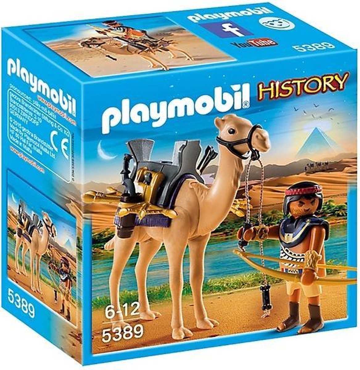 Playmobil History: Egyptische Krijger Met Dromedaris (5389) | bol.com