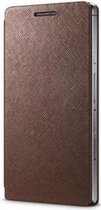 Huawei Flip Case voor Huawei Ascend P6 - Bruin