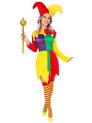 Kleurig harlekijn kostuum voor vrouwen - Verkleedkleding