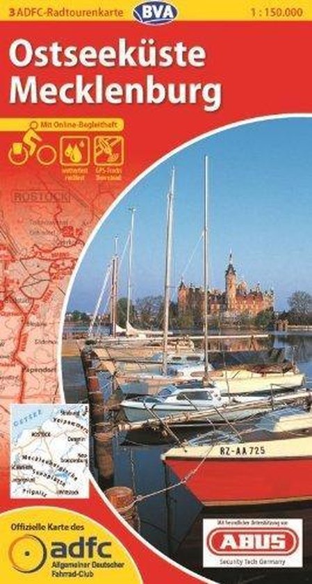 ADFC-Radtourenkarte 03 Ostseeküste / Mecklenburg 1 : 150 00 ... - cover