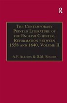 Contemporary Printed Literature Of The English Counter-Refor
