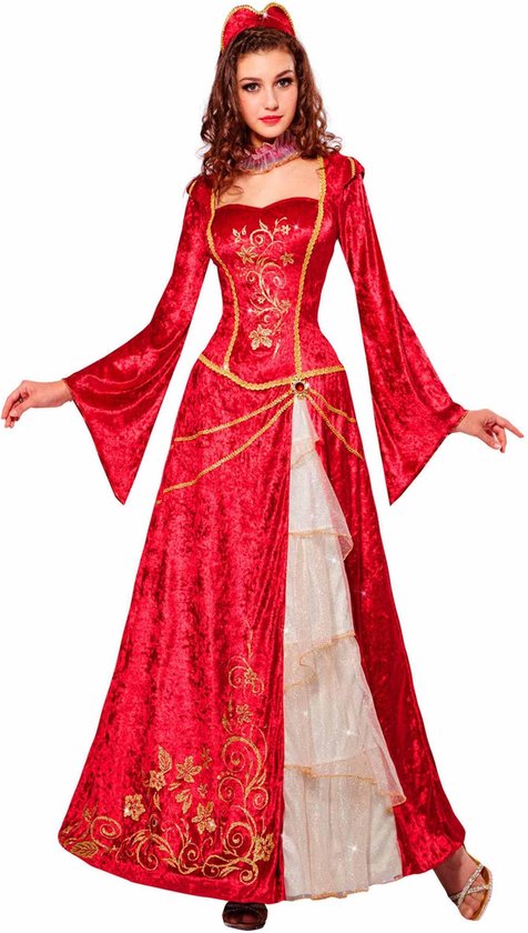 Déguisement princesse Renaissance rouge femme - Déguisements Adultes | bol.