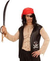 Piratenblouse met accessoires voor volwassenen - Verkleedattribuut