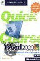 MS WORD 2000 QUICK COURSE, NL