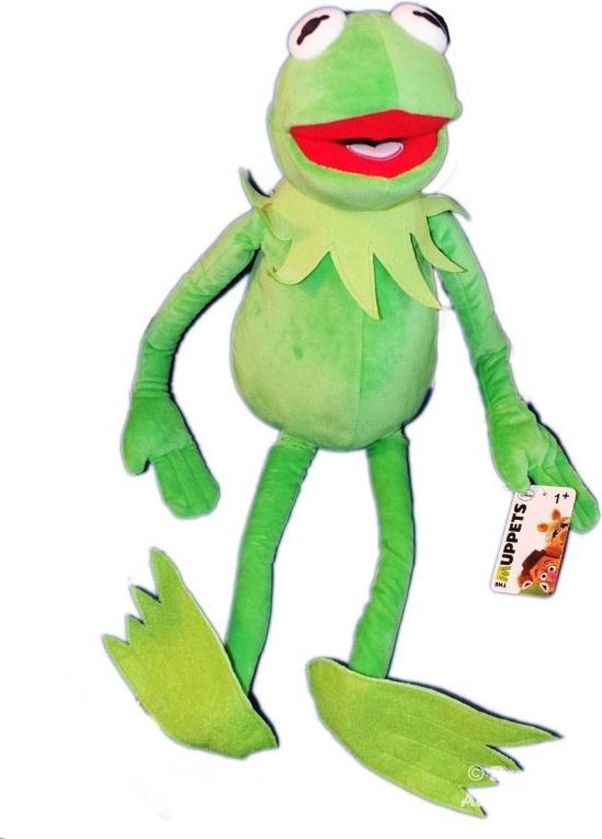 The Muppets Kermit de Kikker pluche knuffel 65cm | bol.com