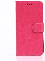 Crazy Horse PU Leren Wallet iPhone 7/8 plus - Roze