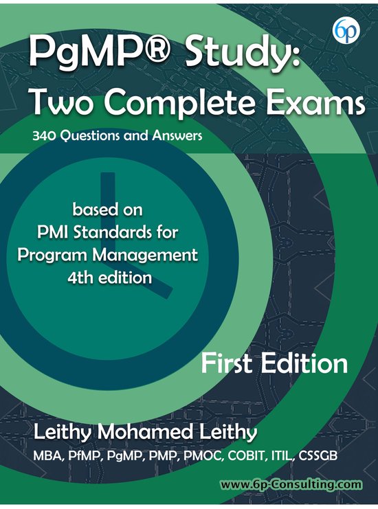 PgMP® Study: Two Complete Exams - cover