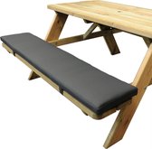 Picknicktafel Tuinbank Kussen - 240 x 30 cm - 4 cm dik - Buitenkussen - GoedkopePicknicktafels.nl - Per stuk leverbaar