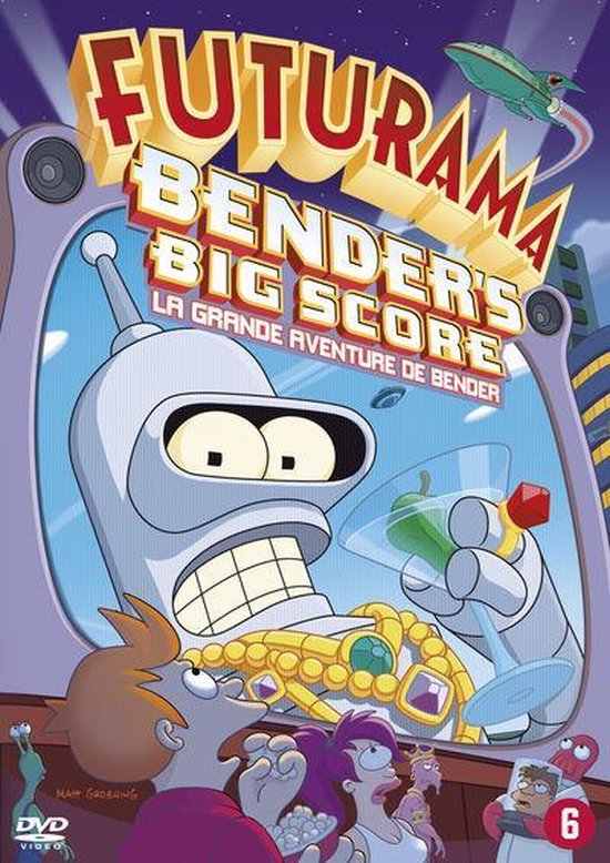 Cover van de film 'Futurama - Bender's Big Score'