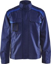 Blåkläder 4054-1800 Industriejack Ongevoerd Marineblauw/Korenblauw maat XXXL