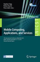 Lecture Notes of the Institute for Computer Sciences, Social Informatics and Telecommunications Engineering 162 - Mobile Computing, Applications, and Services