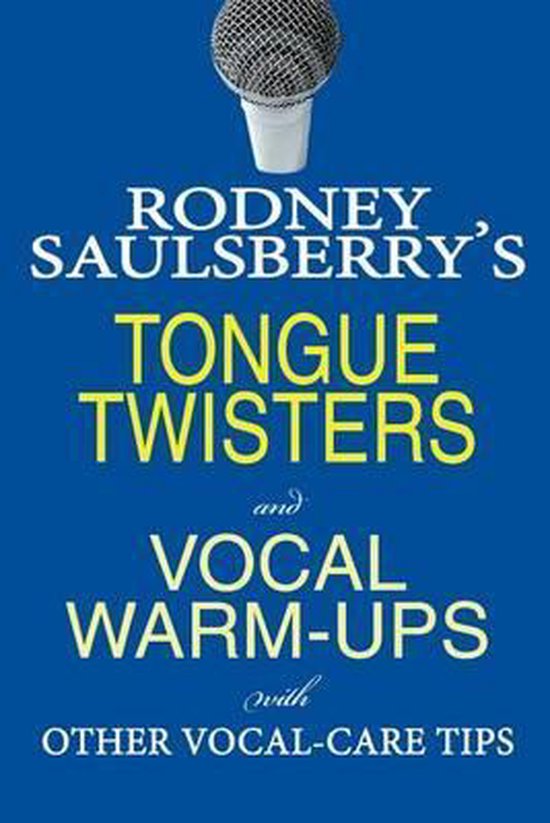 Rodney Saulsberry's Tongue Twisters and Vocal Warm-Ups - cover