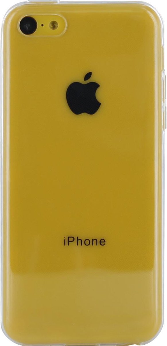 iPhone 5C Blanco Softcase Transparant