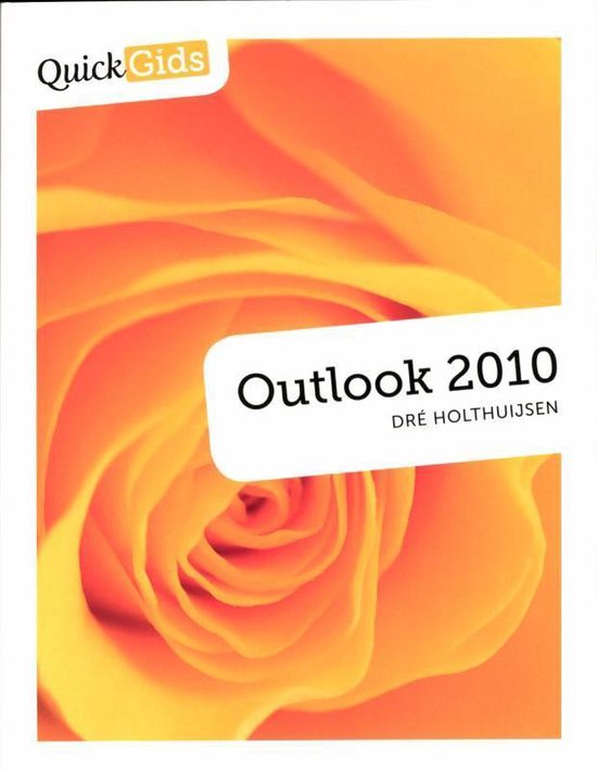 Cover van het boek 'Quickgids Outlook 2010' van D Holthuijsen
