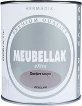 Hermadix Meubellak eXtra - Dekkend - Zijdeglans Donker taupe