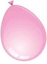 Ballon roze ø 12,5 cm 100 stuks - .