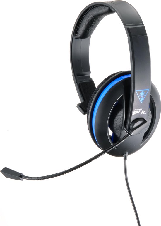 Turtle Beach Ear Force P4c Wired Mono Chat Gaming  Headset - Zwart (PS4 + PC + Mac + Mobile)
