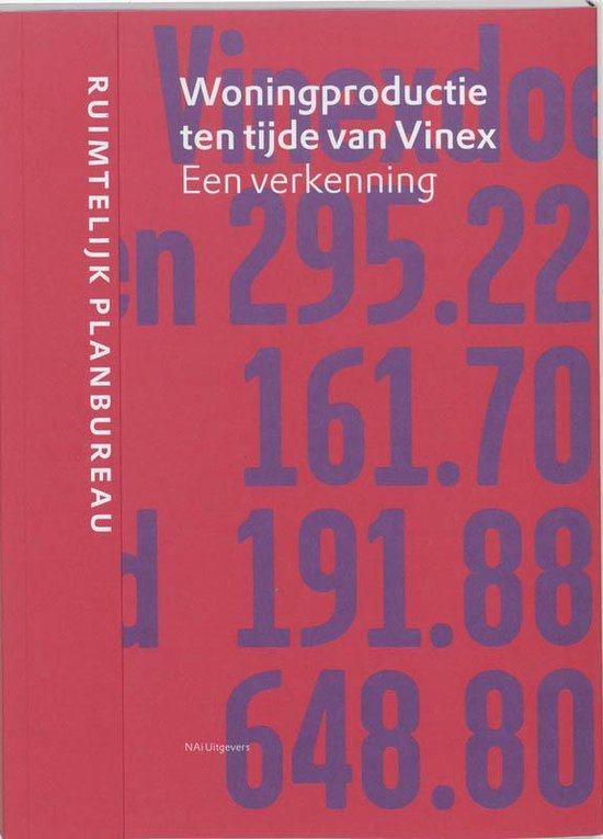 Woningproductie Ten Tijde Van Vinex - cover