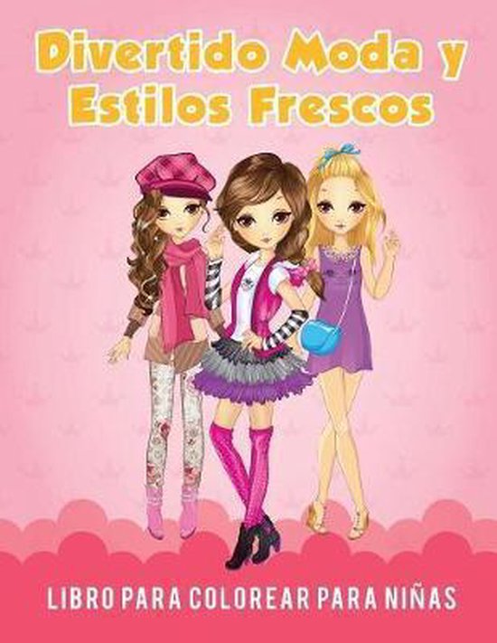 Divertido Moda y Estilos Frescos Libro para Colorear para Ni ... - cover