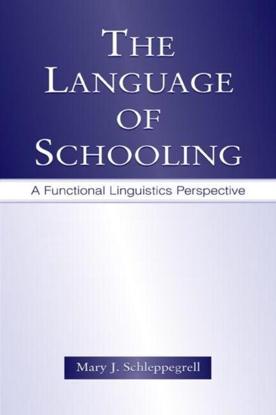 The Language of Schooling - cover
