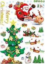 Merry Christmas verwijderbare waterdichte 3D Vinyl Muursticker Art Mural Decals Woondecoratie