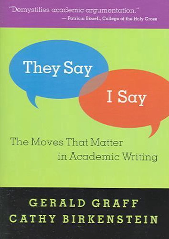 They Say / I Say - cover