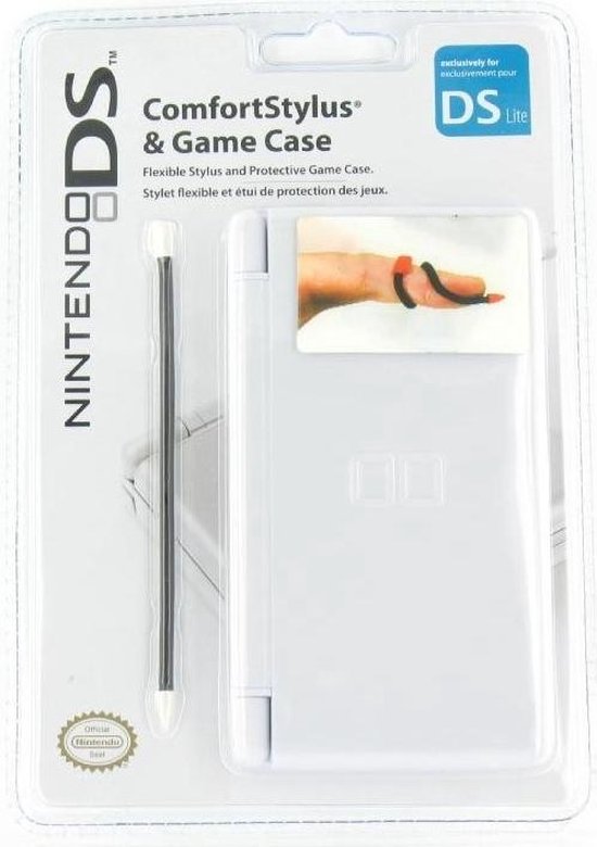 Nintendo DS Lite Comfort Stylus + Spellen Koker Wit