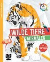 Tierisch geometrisch - Malen nach Zahlen: Wilde Tiere ausmalen