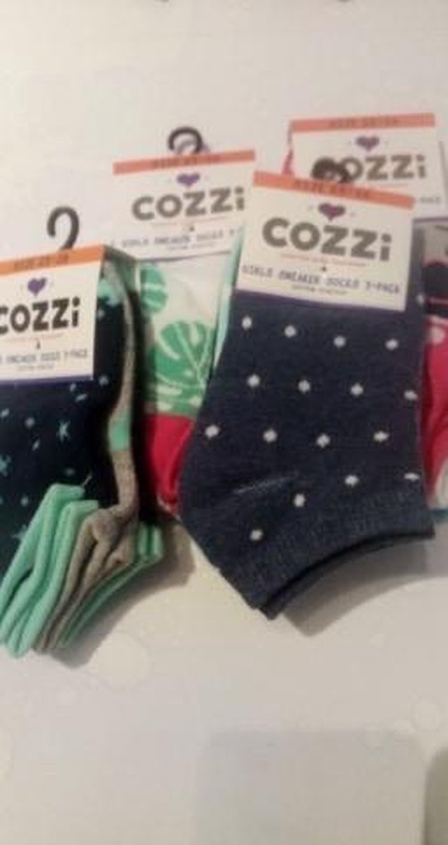 12 paar meisjes sokken 23-26 cozzi | bol.com