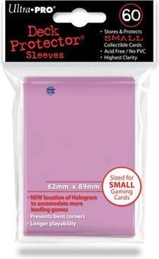 Speelgoed | Kaartspel – Sleeves Small Pink 60 D10